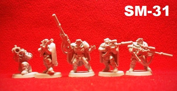 SPACE MARINE SCOUTS WITH SNIPER RIFLES