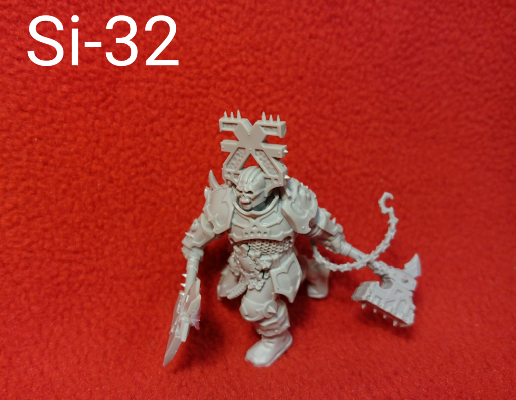Aspiring Deathbringer with Goreaxe and Skullhammer