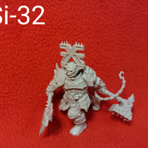 Aspiring Deathbringer with Goreaxe and Skullhammer