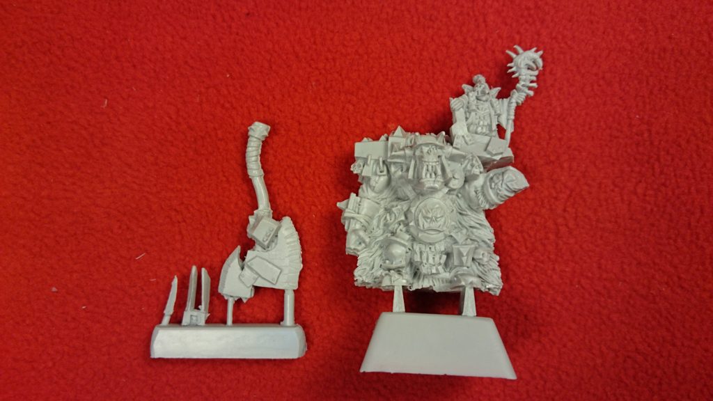 Ork Warboss Grumlok and goblin shaman Gazbag — изображение 2