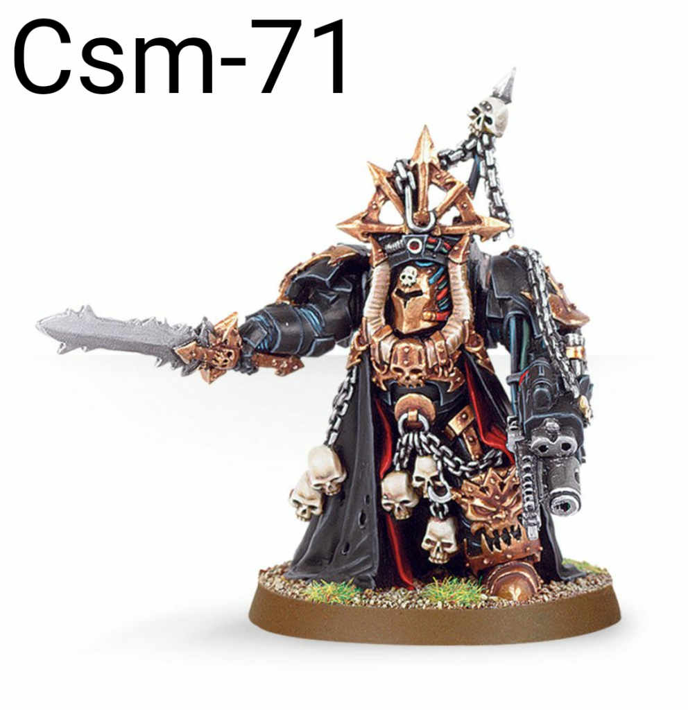 Chaos Space Marine Lord In Terminator Armour