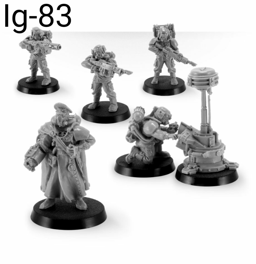 Cadian Hostile Environment Command Squad