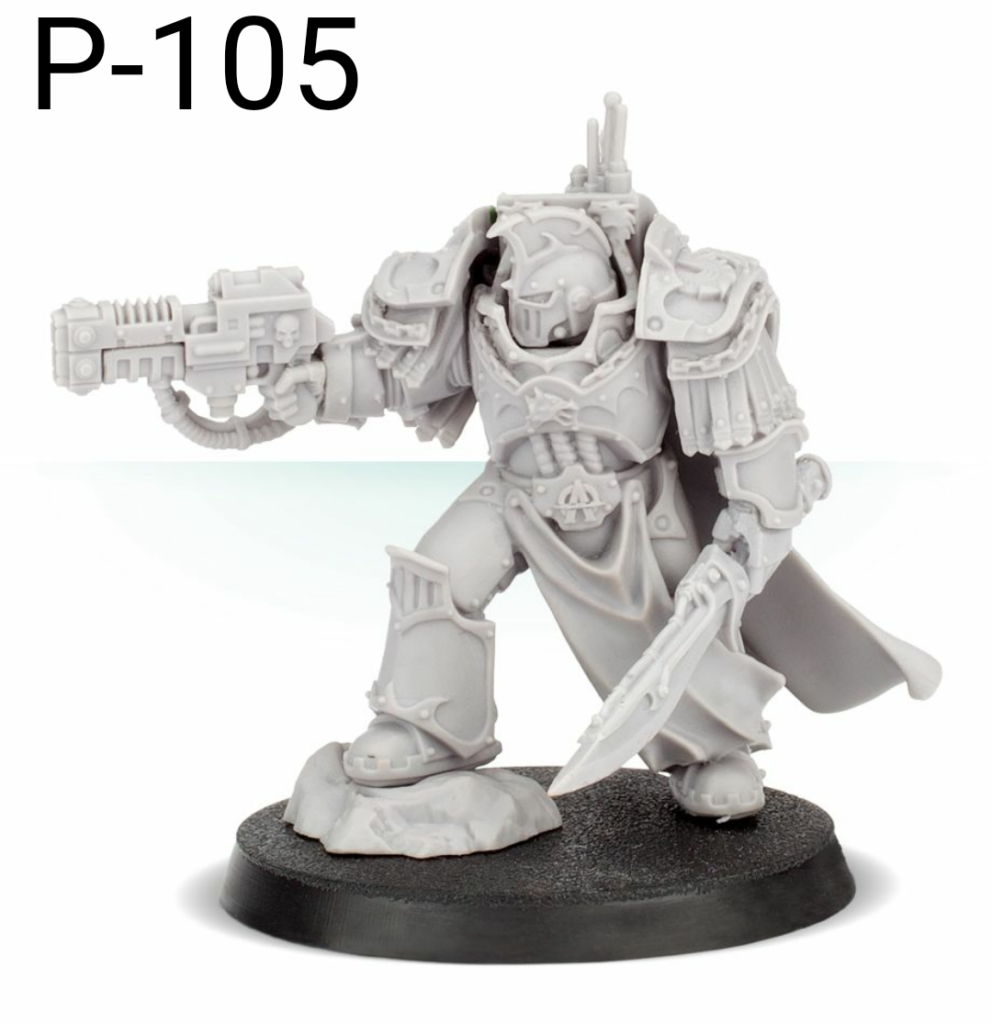 The Horus Heresy Alpha Legion Praetor in Cataphractii Terminator Armour