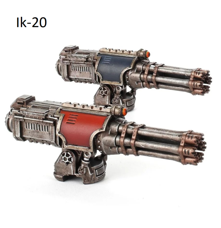 Adeptus Titanicus Warlord Battle Titan Paired Gatling Blasters