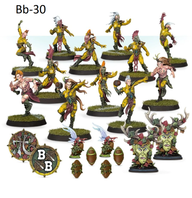 The Athelorn Avengers - Wood Elf Blood Bowl Team