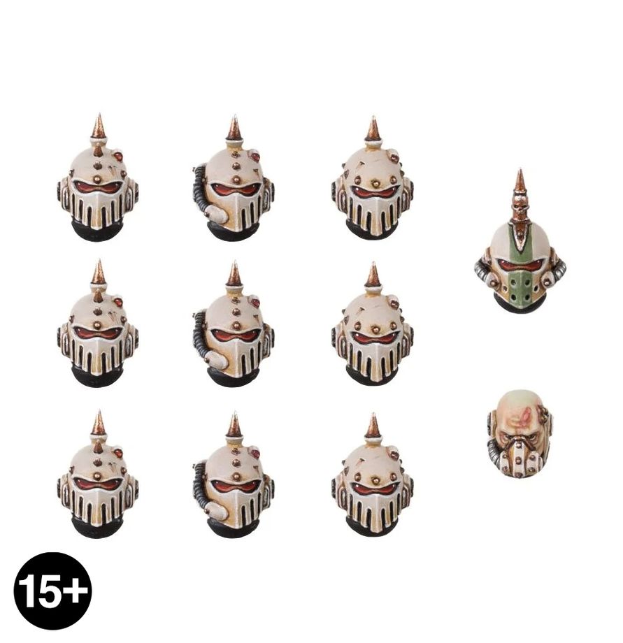 Death Guard MKVI Heads