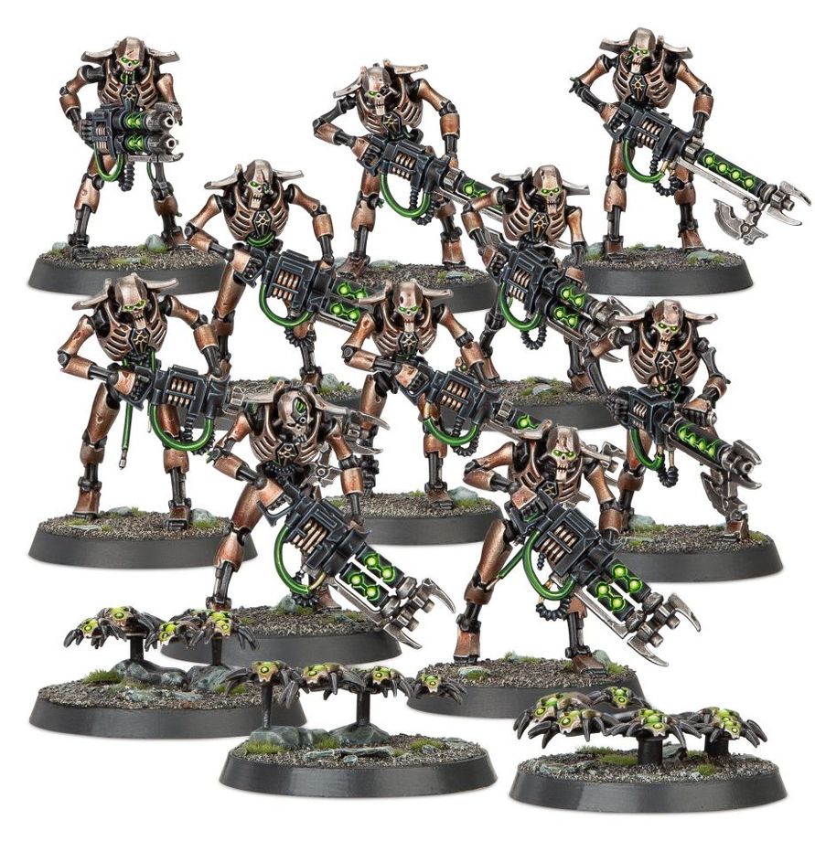 Necron Warriors + Canoptek Scarabs